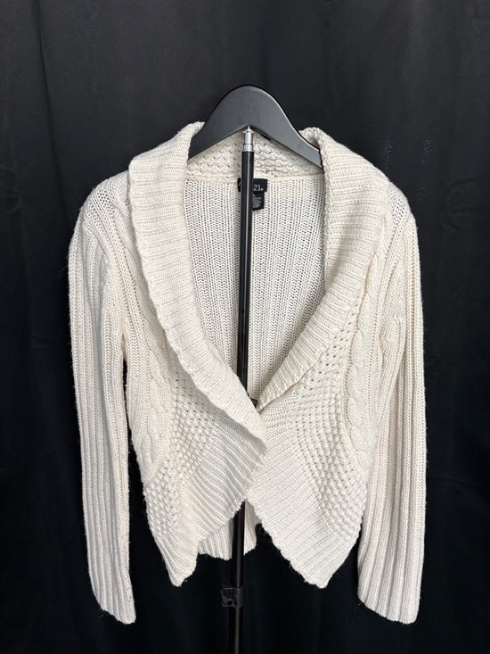 Rue21 Sweaters - 🖤Rue 21 Cream Cable-Knit Shawl-Collar Cardigan🖤
